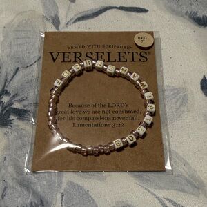 NEW Verselets Faith Bracelet - Lamentations 3:22